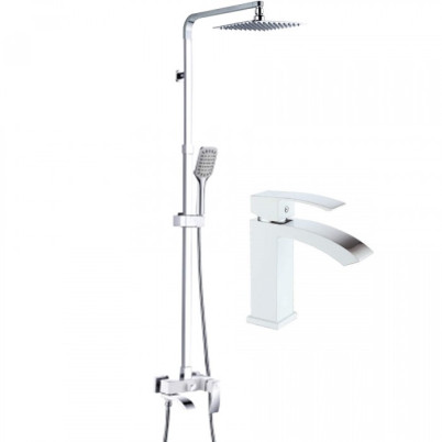 Набор для ванны 2 в 1 HANSEN H37044F Белый