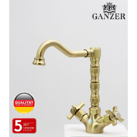 Cмеситель для кухни GANZER OTTO GZ15022D BRONZE