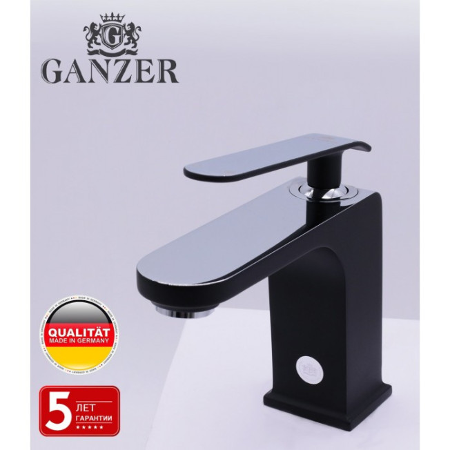 Cмеситель для раковины GANZER GZ26011C BLACK