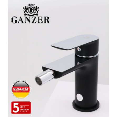 Смеситель для биде GANZER SUSANNE GZ21051C BLACK/CHROME