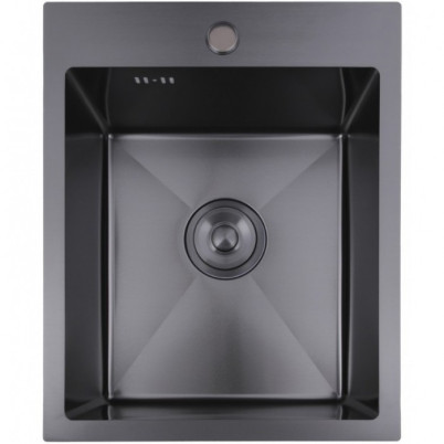 Кухонная мойка с дозатором HANSEN HS40050-C Графит 40х50
