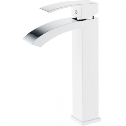 Cмеситель для раковины GANZER GZ44012F WHITE\CHROME