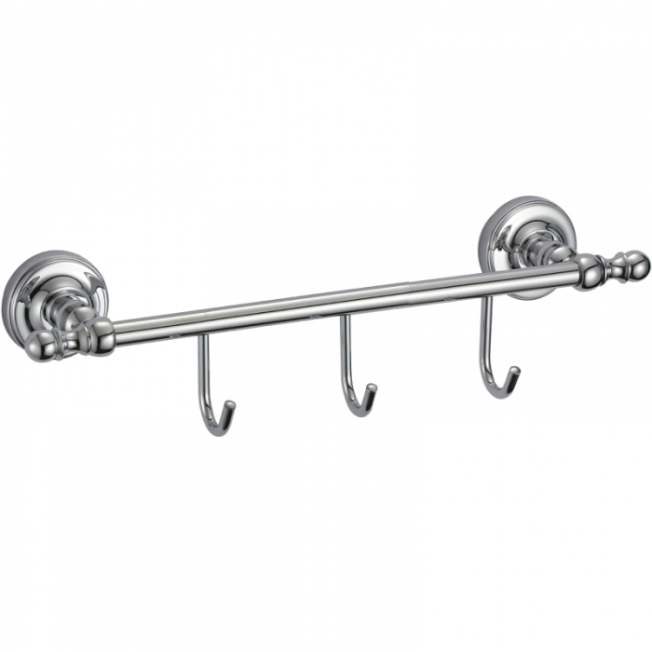 Планка с 3-мя крючками GANZER GZ31073 CHROME