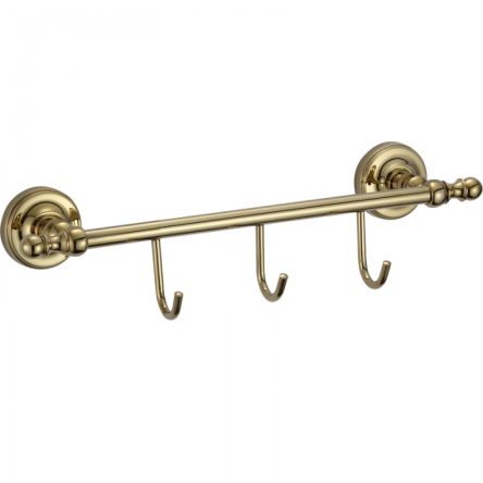 Планка с 3-мя крючками GANZER GZ31073E GOLD