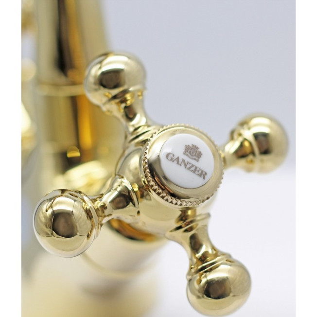 Cмеситель для раковины GANZER KONSTANTIN GZ09012E GOLD