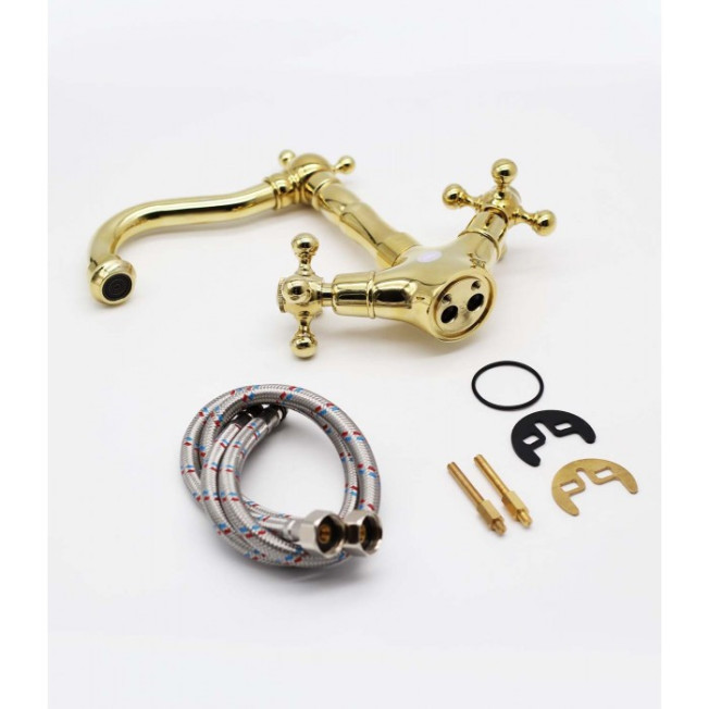 Cмеситель для раковины GANZER KONSTANTIN GZ09012E GOLD