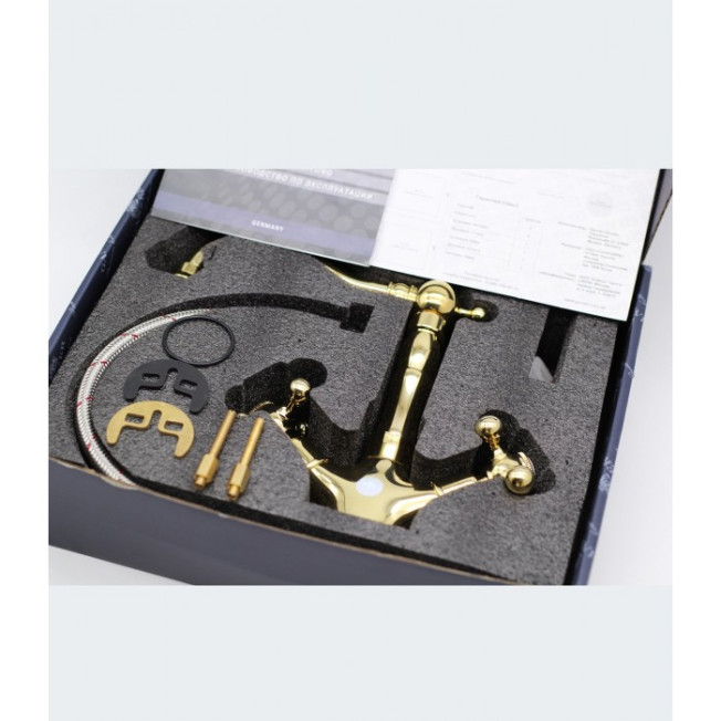 Cмеситель для раковины GANZER KONSTANTIN GZ09012E GOLD