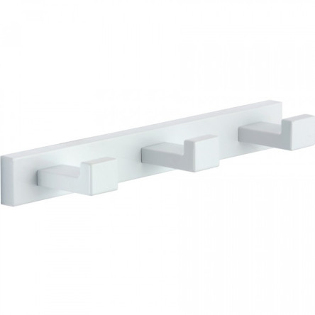 Планка с 3-мя крючками GANZER GZ88053-F WHITE