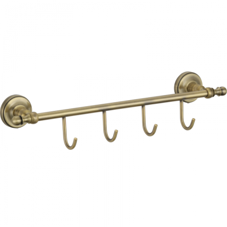 Планка с 4-мя крючками GANZER GZ31074D BRONZE