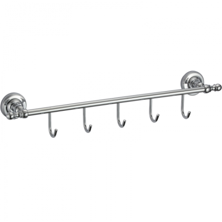 Планка с 5-ю крючками GANZER GZ31075 CHROME