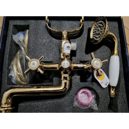 Cмеситель для ванны GANZER GZ15032-E GOLD