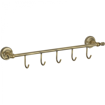 Планка с 5-ю крючками GANZER GZ31075D BRONZE