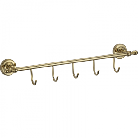 Планка с 5-ю крючками GANZER GZ31075E GOLD