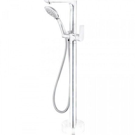 Смеситель для ванны напольный GANZER GZ21081F WHITE/CHROME