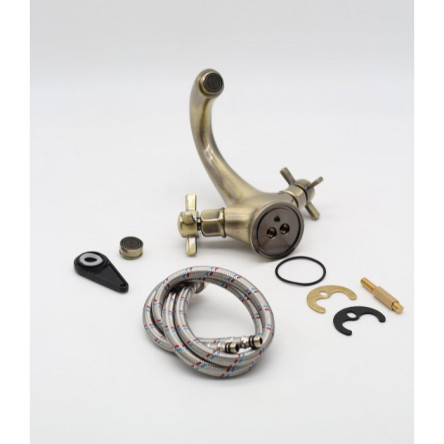 Cмеситель для раковины GANZER OTTO GZ15011D BRONZE