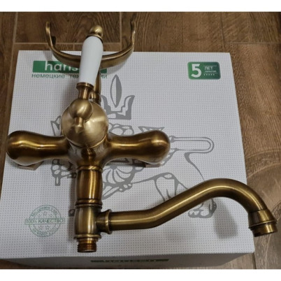Cмеситель для ванны HANSEN H30077D Бронза