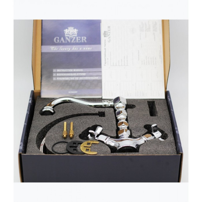 Cмеситель для раковины GANZER OTTO GZ15013 CHROME