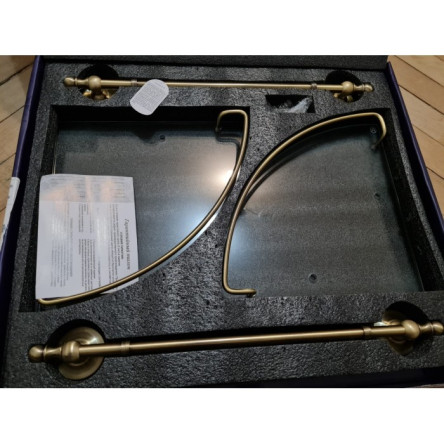 Полка угловая GANZER GZ31082D BRONZE