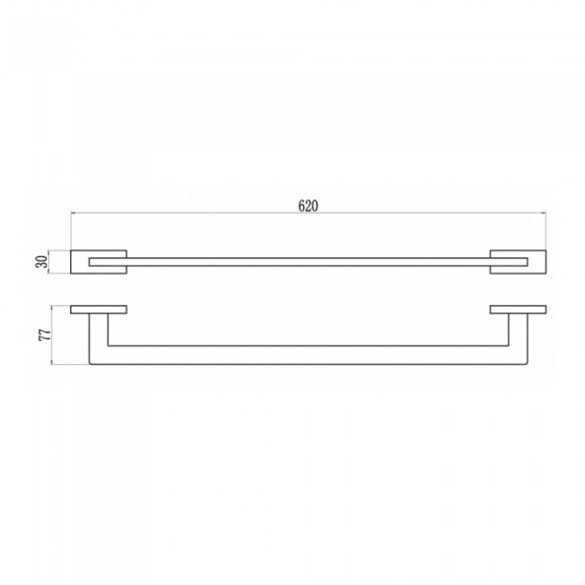 Полотенцедержатель GANZER GZ88070-F Белый