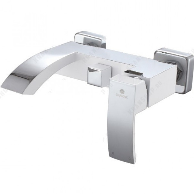 Cмеситель для ванны GANZER GZ44032F (GZ25032F) WHITE