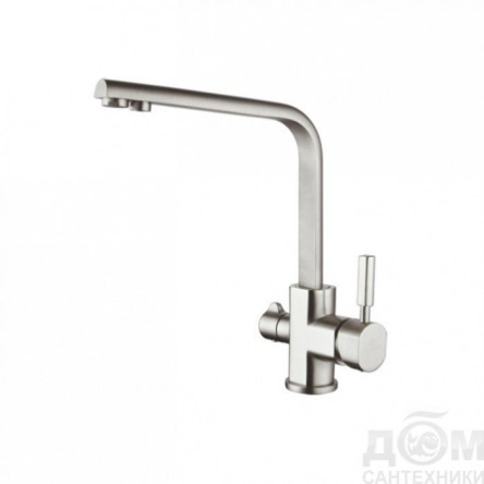 Смеситель для кухни GANZER GZ16034G с подключением к фильтру питьевой воды SATEEN