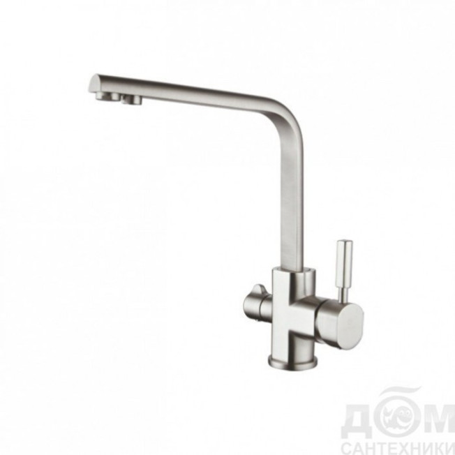 Смеситель для кухни GANZER GZ16034G с подключением к фильтру питьевой воды SATEEN