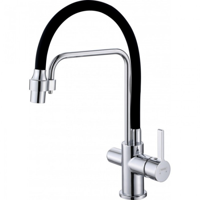 Смеситель для кухни с гибким изливом HANSEN H15088C Хром (Код: HL15088-C)