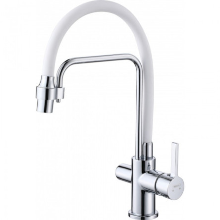 Смеситель для кухни с гибким изливом HANSEN H15088F Хром (Код: HL15088-F)