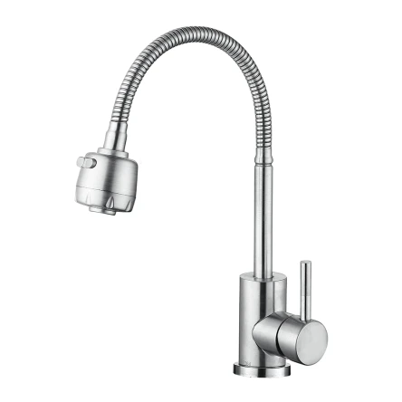 Смеситель для кухни (НЕРЖ-SUS304 ) Vieir V15022