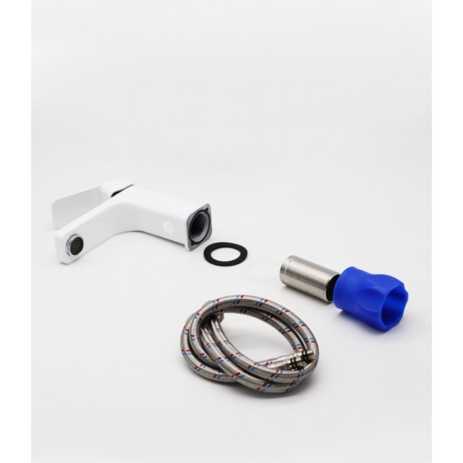 Cмеситель для раковины GANZER STEFAN GZ12014F CHROME\WHITE