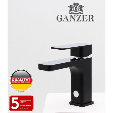 Cмеситель для раковины GANZER STEFAN GZ12015C Черный/хром