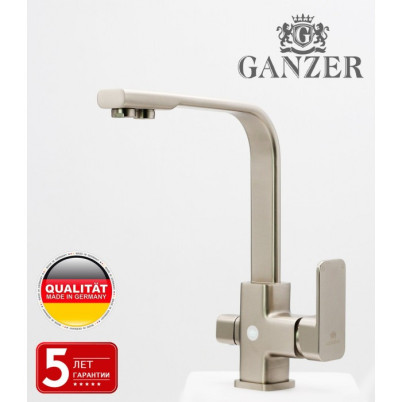 Cмеситель для кухни под фильтр GANZER GZ12025G SATEEN