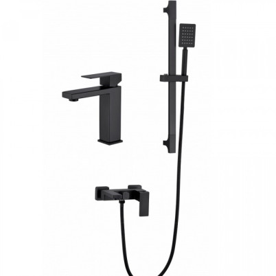Набор для ванны 3 в 1 HANSEN H91304-C Черный матовый