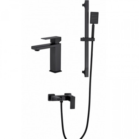 Набор для ванны 3 в 1 HANSEN H91304-C Черный матовый