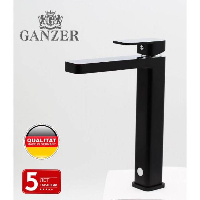 Cмеситель для раковины GANZER STEFAN GZ12016C CHROME\BLACK