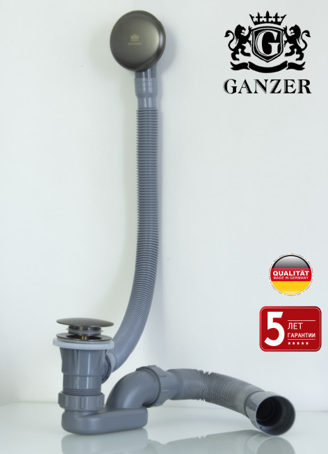 Пластиковая обвязка (автомат) для ванны (ГРАФИТ) GANZER