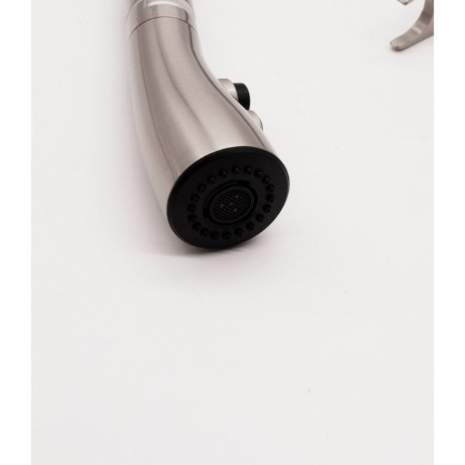 Смеситель для кухни с гибким изливом GANZER GZ16028G SATEEN