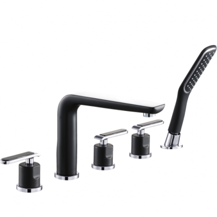 Смеситель на борт ванны GANZER HAIGER GZ52031C BLACK