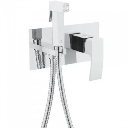 Смеситель встраиваемый с гигиеническим душем GANZER GZ44058F WHITE