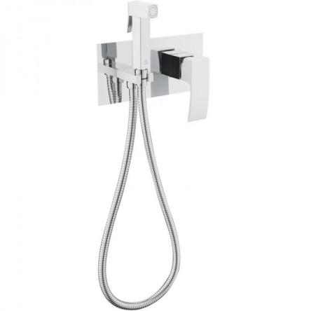 Смеситель встраиваемый с гигиеническим душем GANZER GZ44058F WHITE