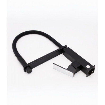 Смеситель с гибким изливом GANZER REIN GZ16037C BLACK