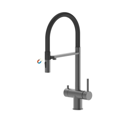 Смеситель для кухни с краном для фильтра (НЕРЖ-SUS304 ) Vieir V15019G