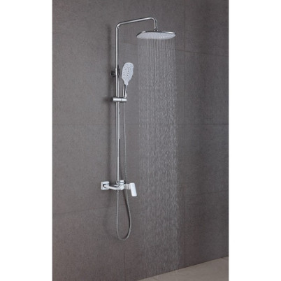 Душевая система GANZER STEFAN GZ12062F Хром\Белый